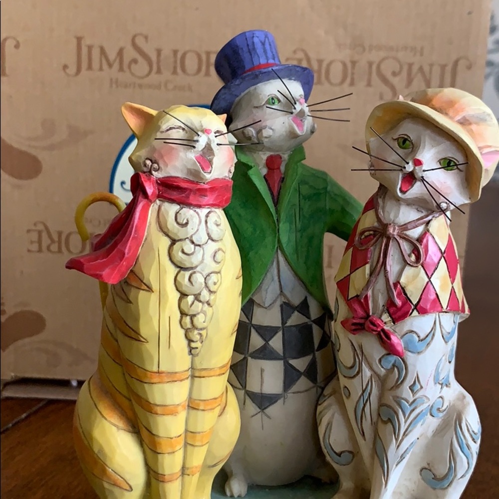 Jim Shore “Caroling Cats” figurine
